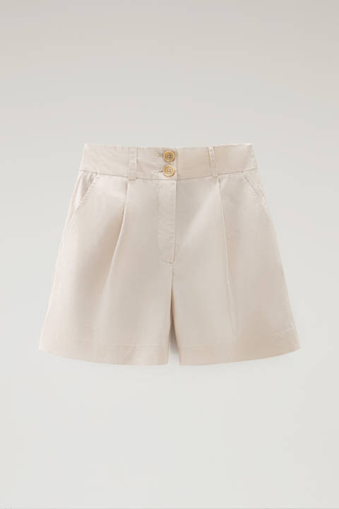 Short en popeline de pur coton Beige photo 2 | Woolrich