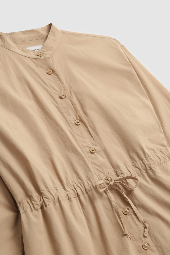 Long-sleeve Popeline dress