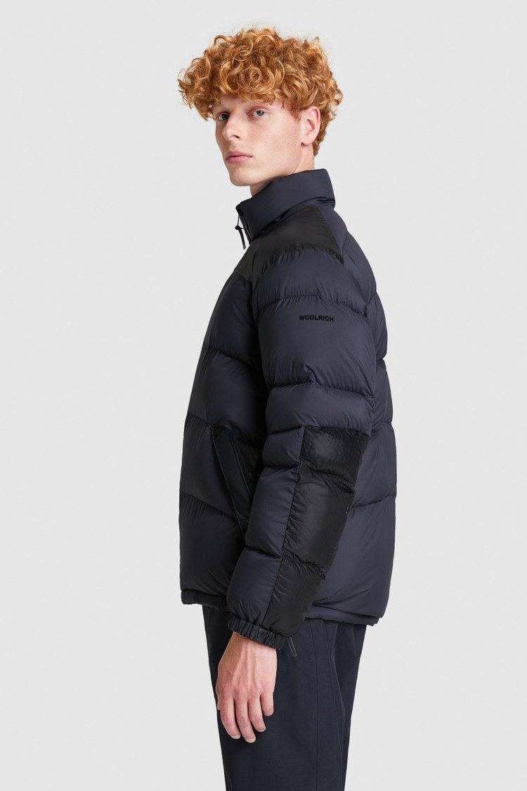 Wendbare Muffle Daunenjacke