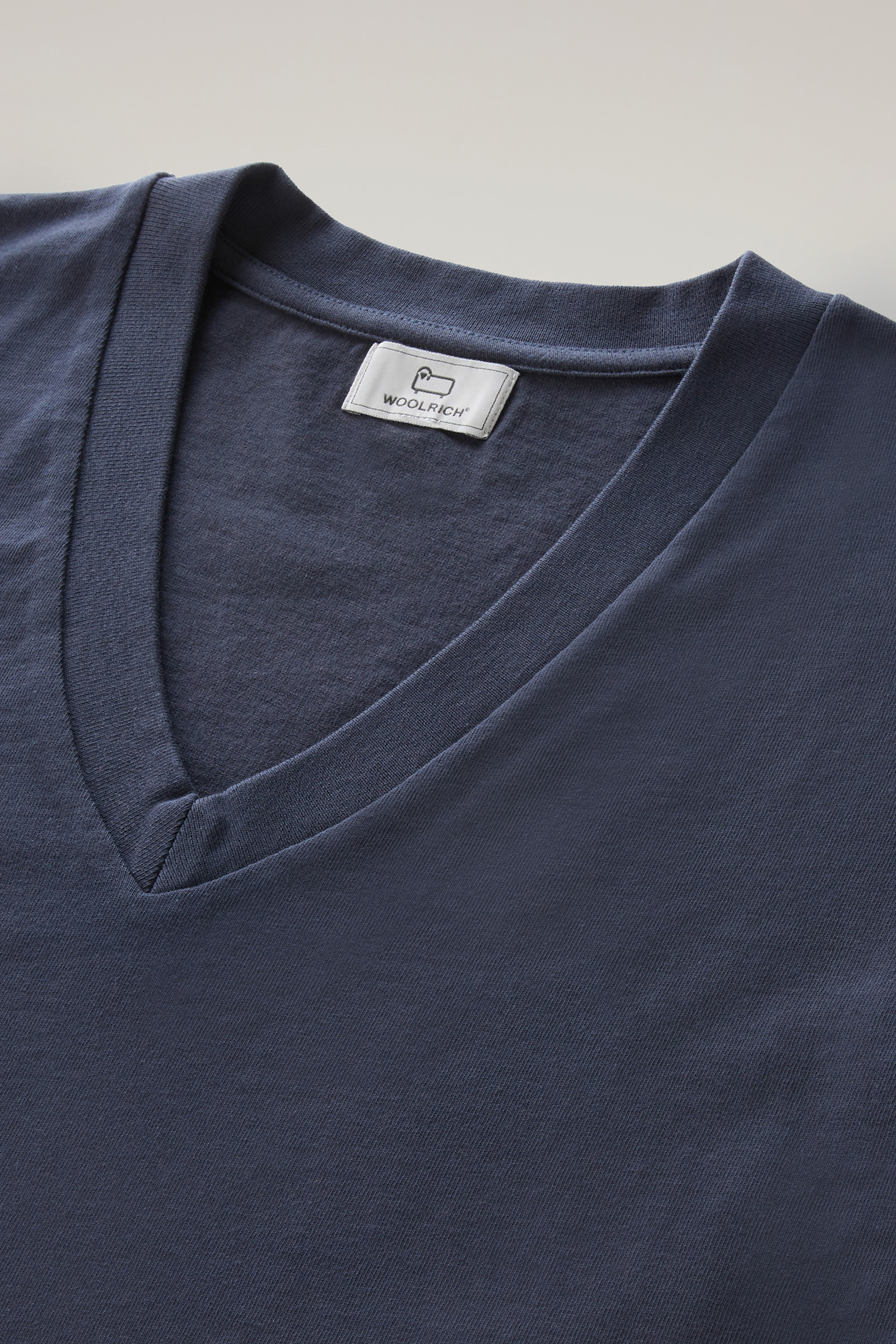Lakeside T-shirt in Pure Cotton with Puff Sleeves Blue photo 6 | Woolrich