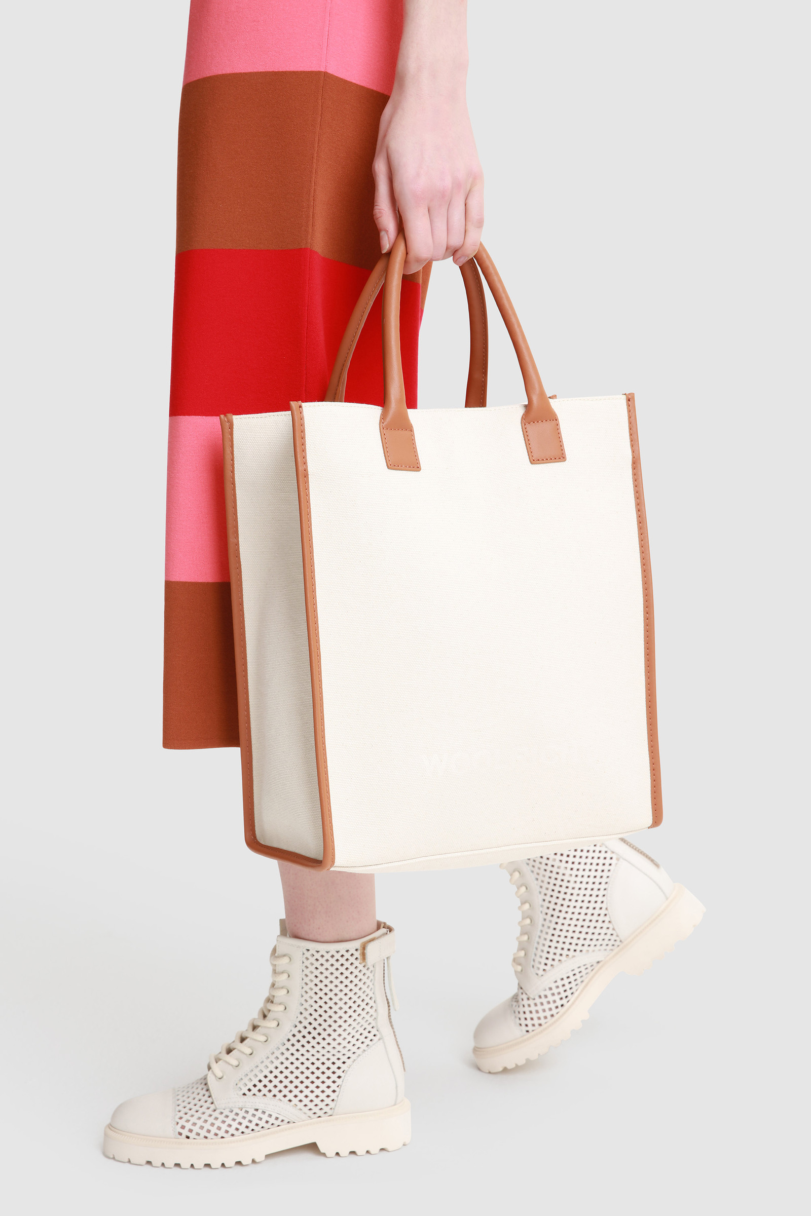 Borsa Tote in tela bianco photo 9 | Woolrich