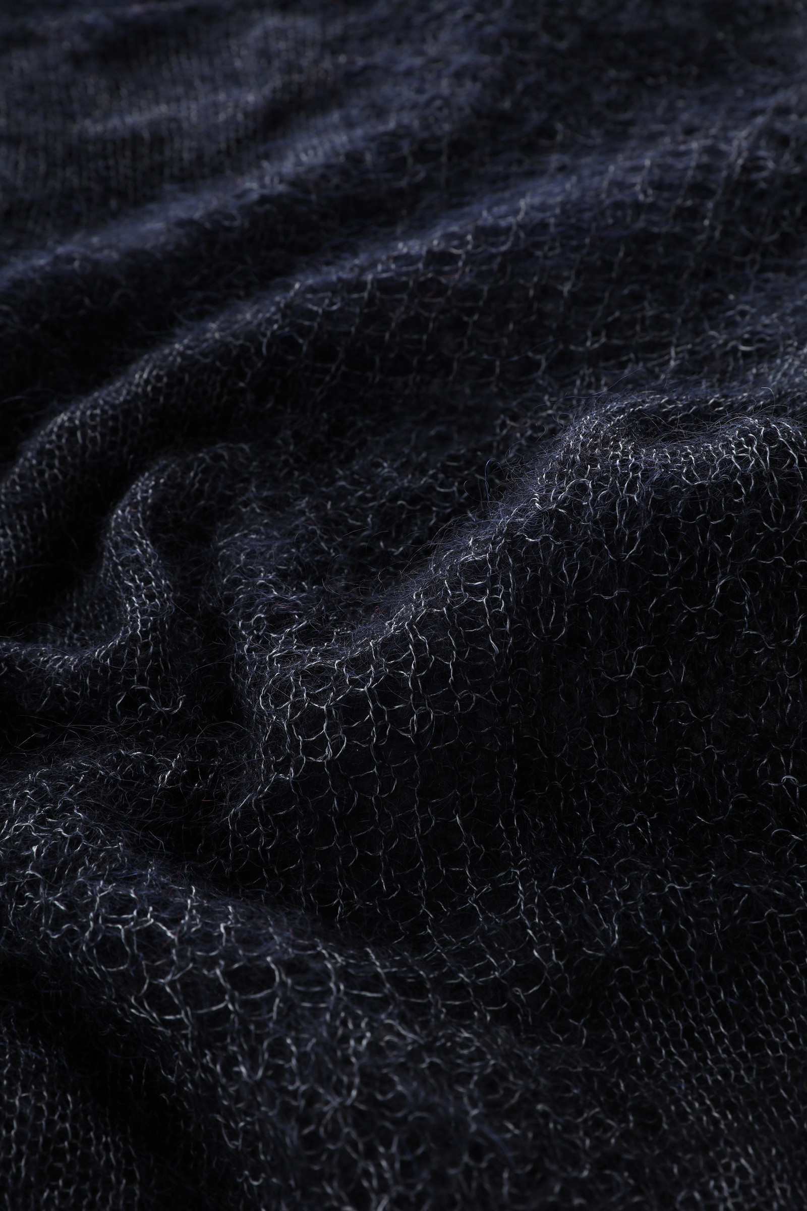 See-Through Mohair Wool Blend Knit Top - Daniëlle Cathari / Woolrich Blue photo 9 | Woolrich