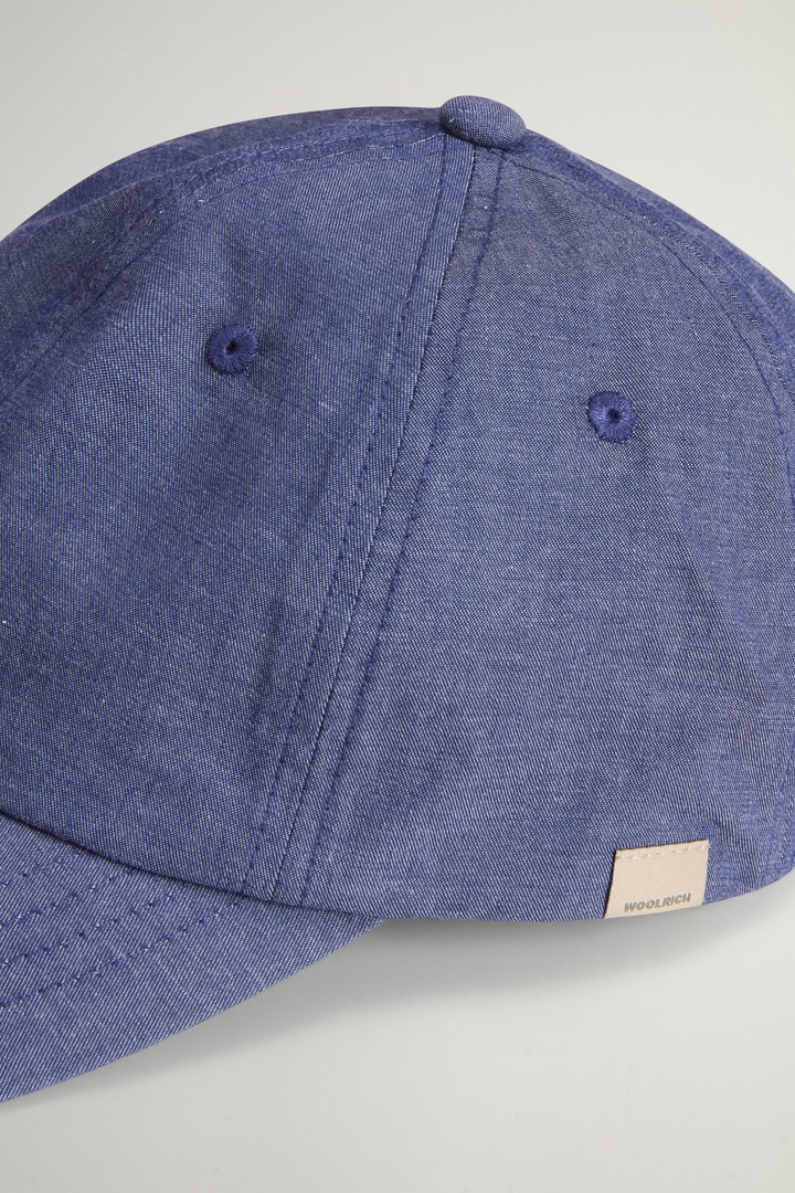 INDIGO LOGO BASEBALL CAP Blue photo 3 | Woolrich
