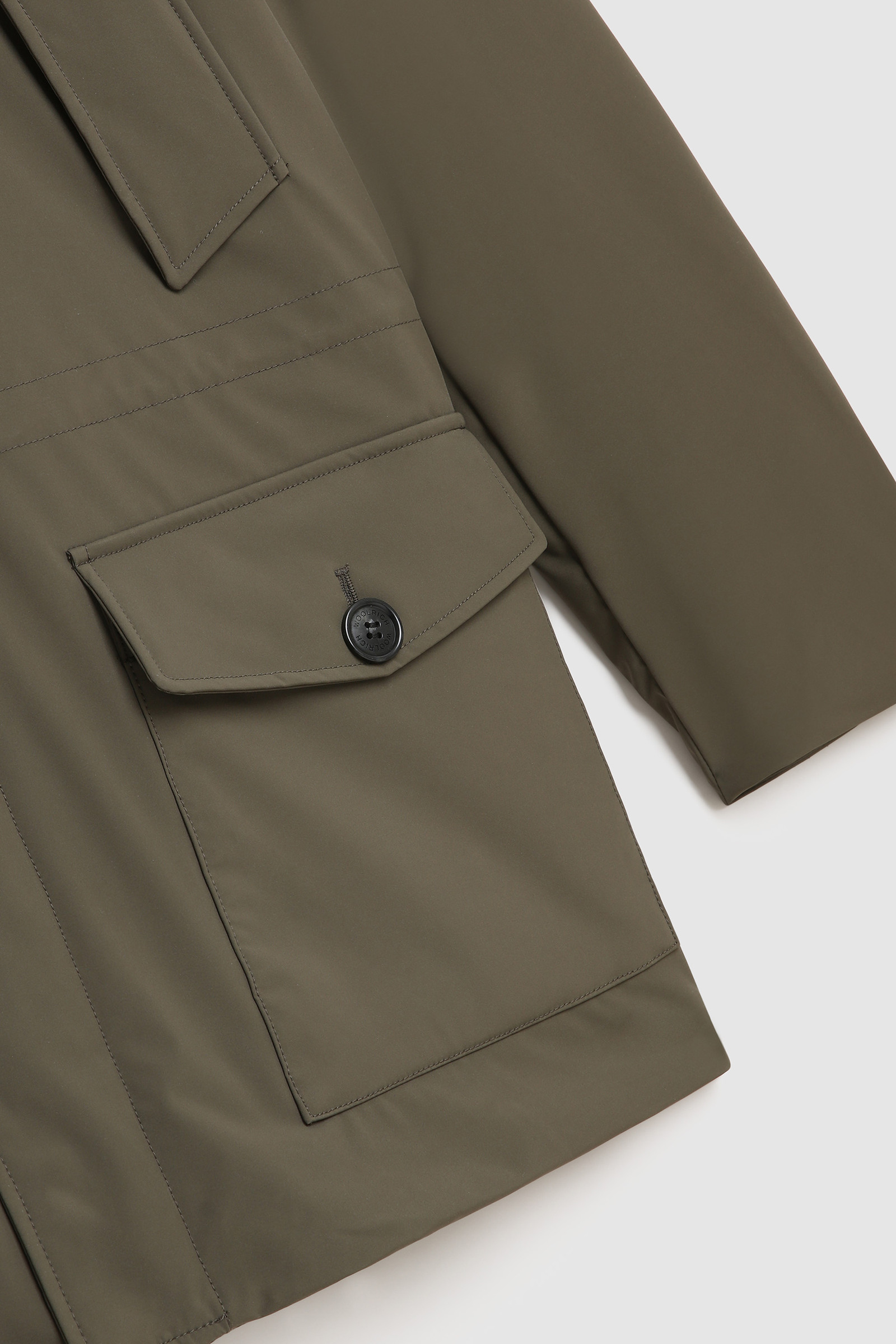 Arctic Stretch Parka with Graphene Padding Green photo 9 | Woolrich
