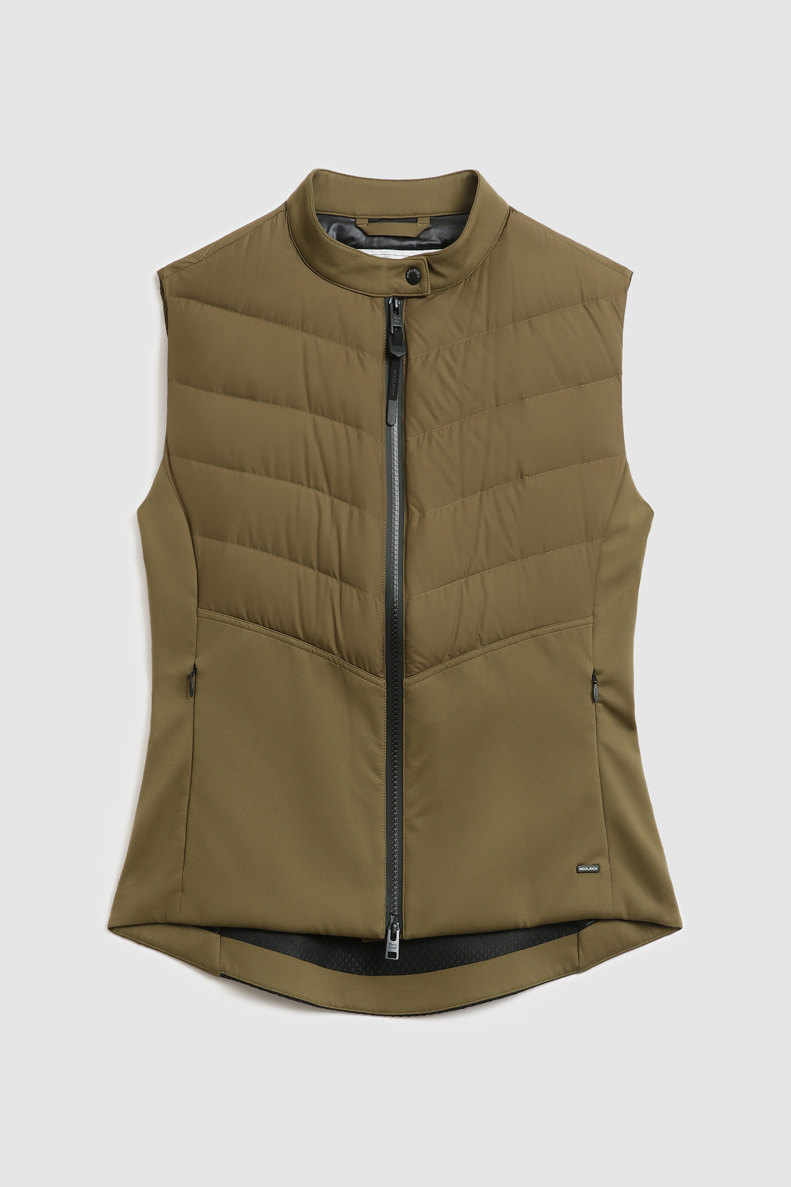 Chaleco Juniata con acolchado chevrón verde photo 4 | Woolrich