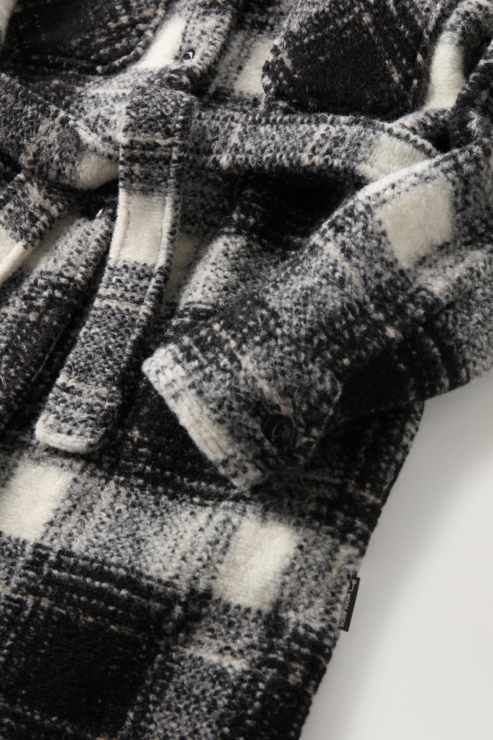 Mantel Gentry aus Wollmischung schwarz photo 7 | Woolrich