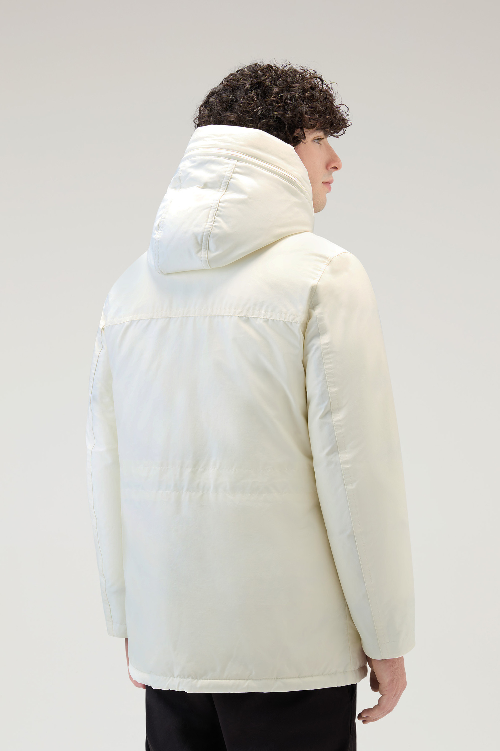 Arctic Parka Evolution en Ramar Cloth blanc photo 3 | Woolrich