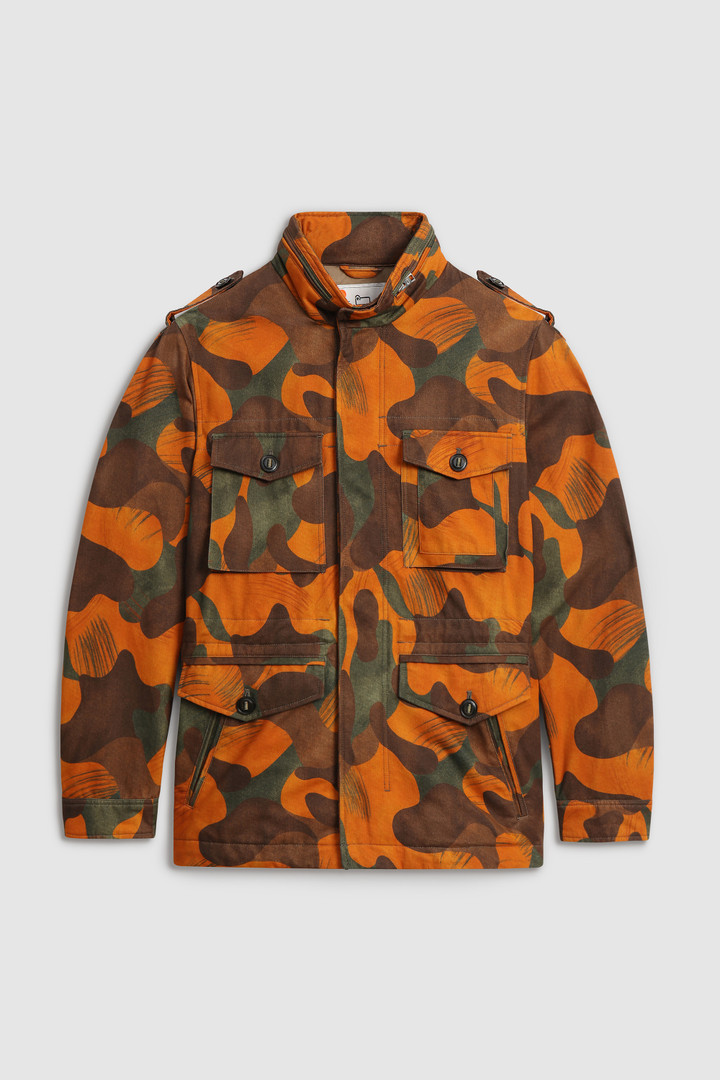 Chaqueta Easton Field de algodón de camuflaje naranja photo 4 | Woolrich