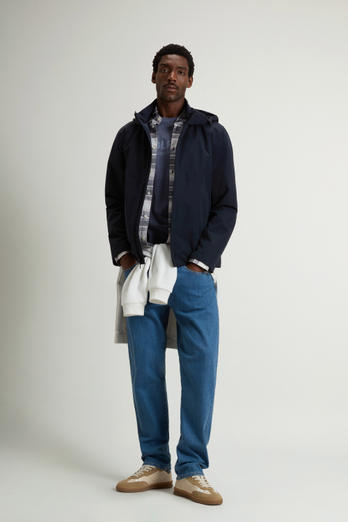 Pacific Jacket in Two-Layered Fabric Blue photo 1 | Woolrich