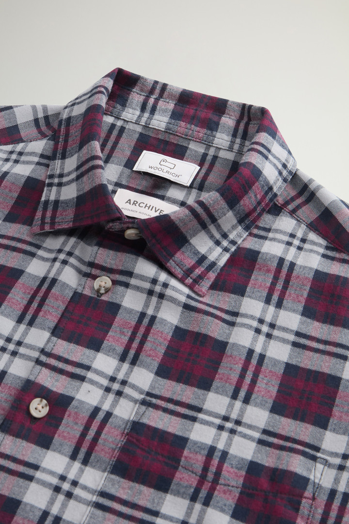 Karoshirt aus leichtem Flanell Grau photo 6 | Woolrich