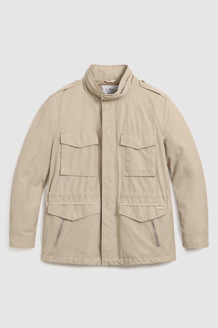 Chaqueta Cruiser Field en tejido Ramar ecológico beige photo 4 | Woolrich