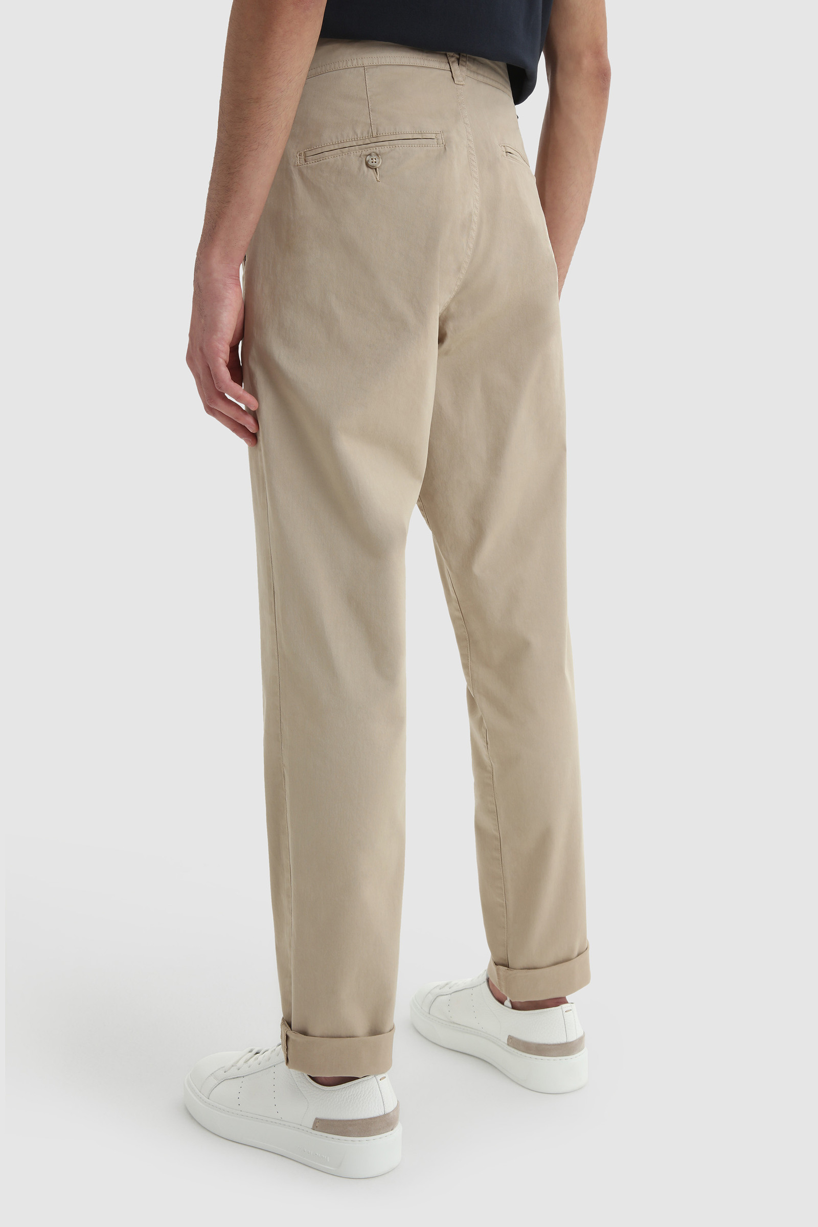 Garment-dyed Chino pant Beige photo 3 | Woolrich