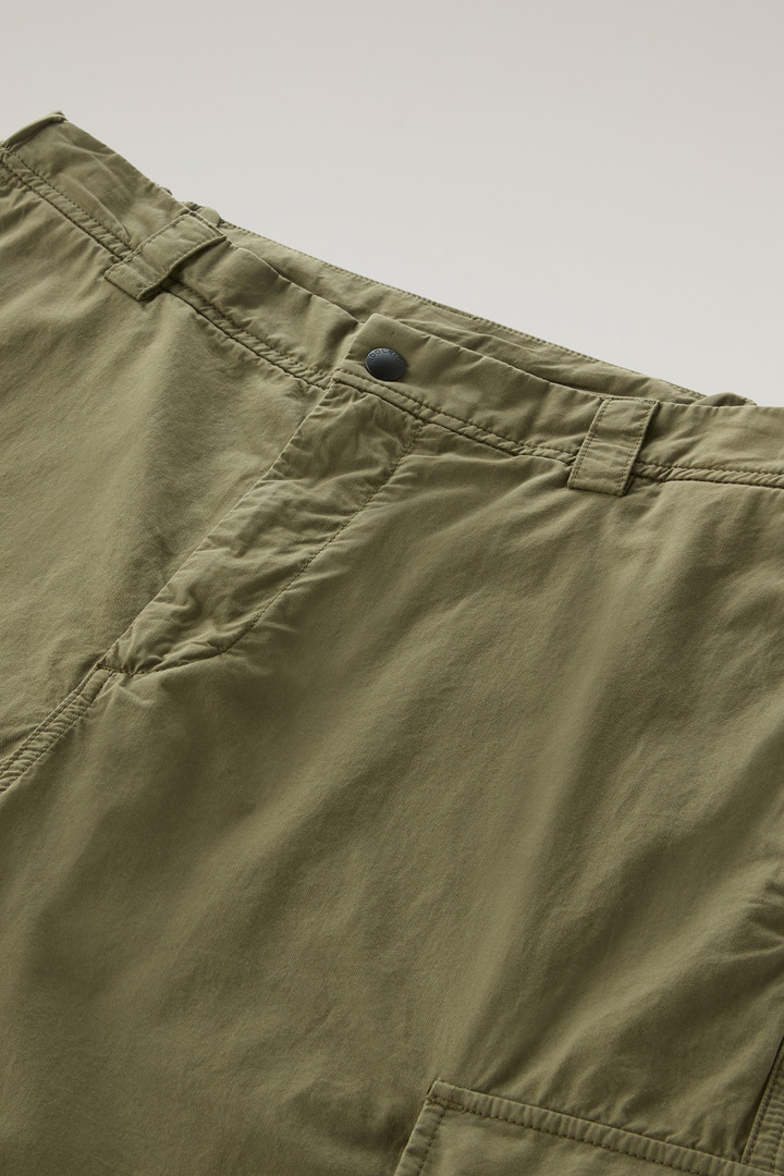 Cargo Pants in Pure Cotton Gabardine Green photo 5 | Woolrich