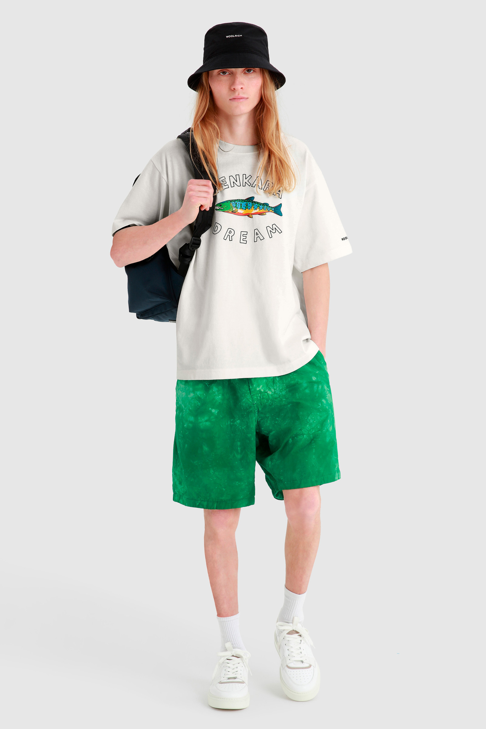 Maglietta con grafica Tenkara Bianco photo 3 | Woolrich