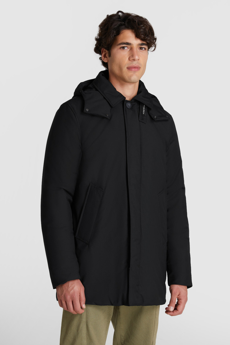 Barrow mac jas met afneembare capuchon