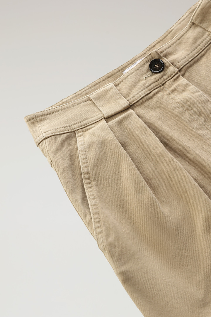 Cotton Twill Cargo Pants Beige photo 4 | Woolrich