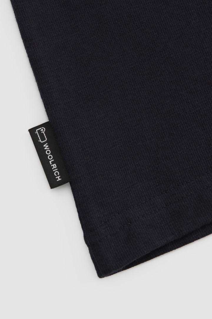 T-Shirt with Back Print Blue photo 7 | Woolrich