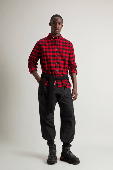 Chemise Traditional à carreaux en flanelle Rouge | Woolrich
