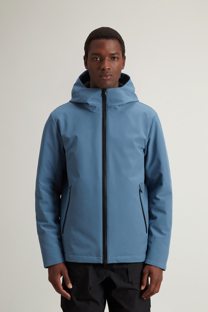 Pacific Jacket in Tech Softshell Blue photo 1 | Woolrich