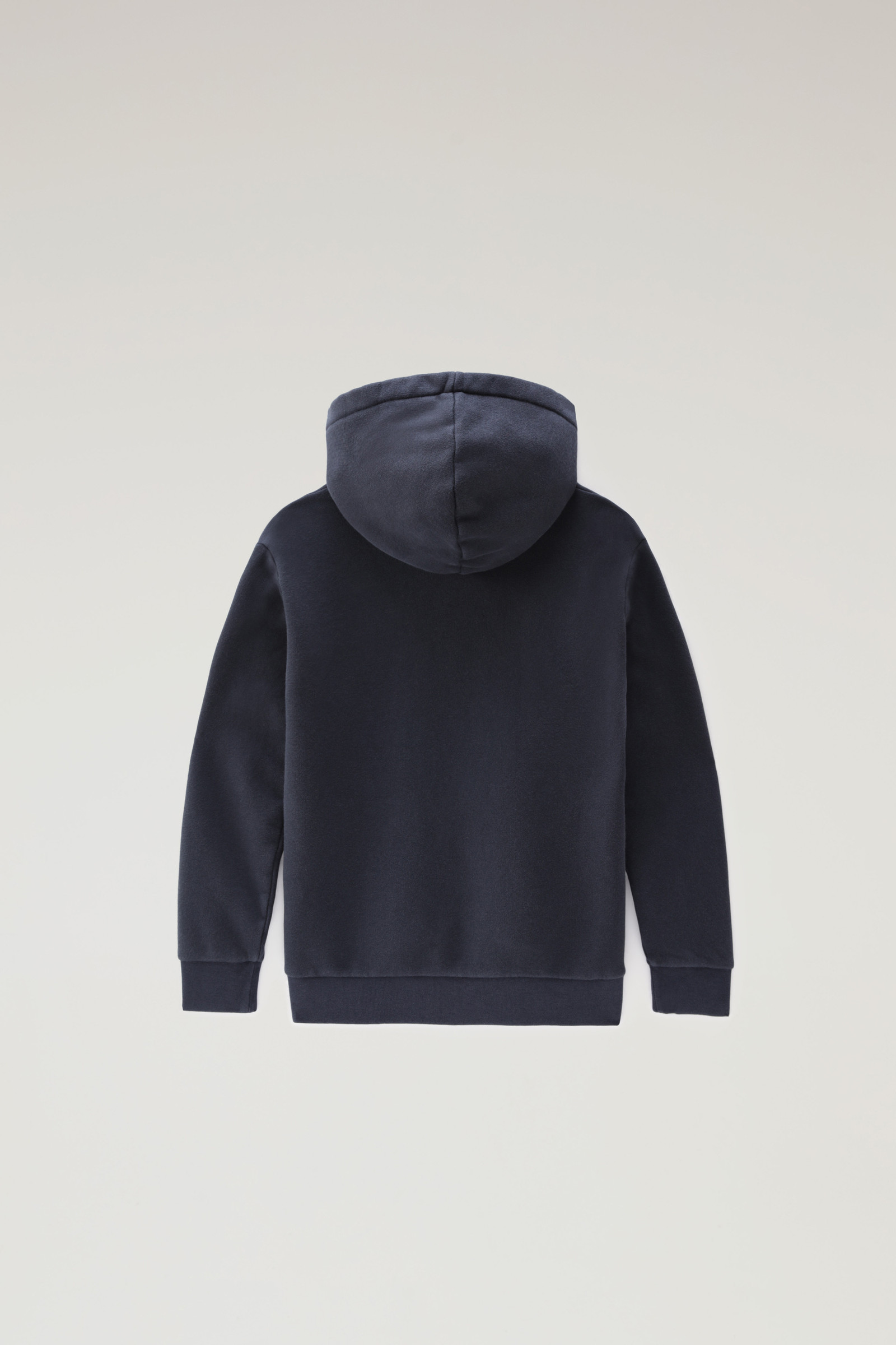 Boys' Logo Hoodie in Fleece Blue photo 2 | Woolrich