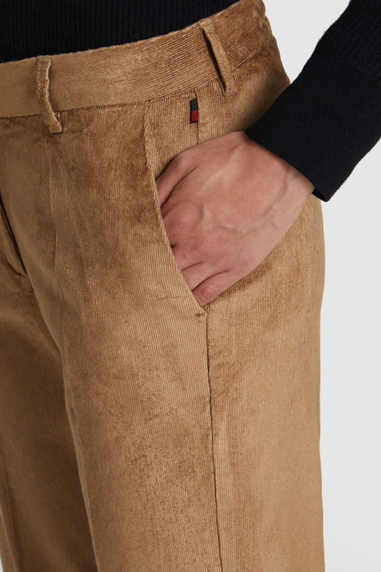 Light velvet pants