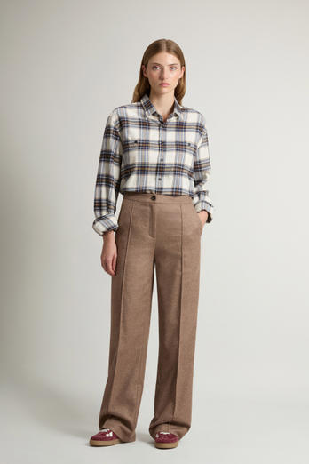 Broek van Italiaanse wolmix Grijs photo 1 | Woolrich