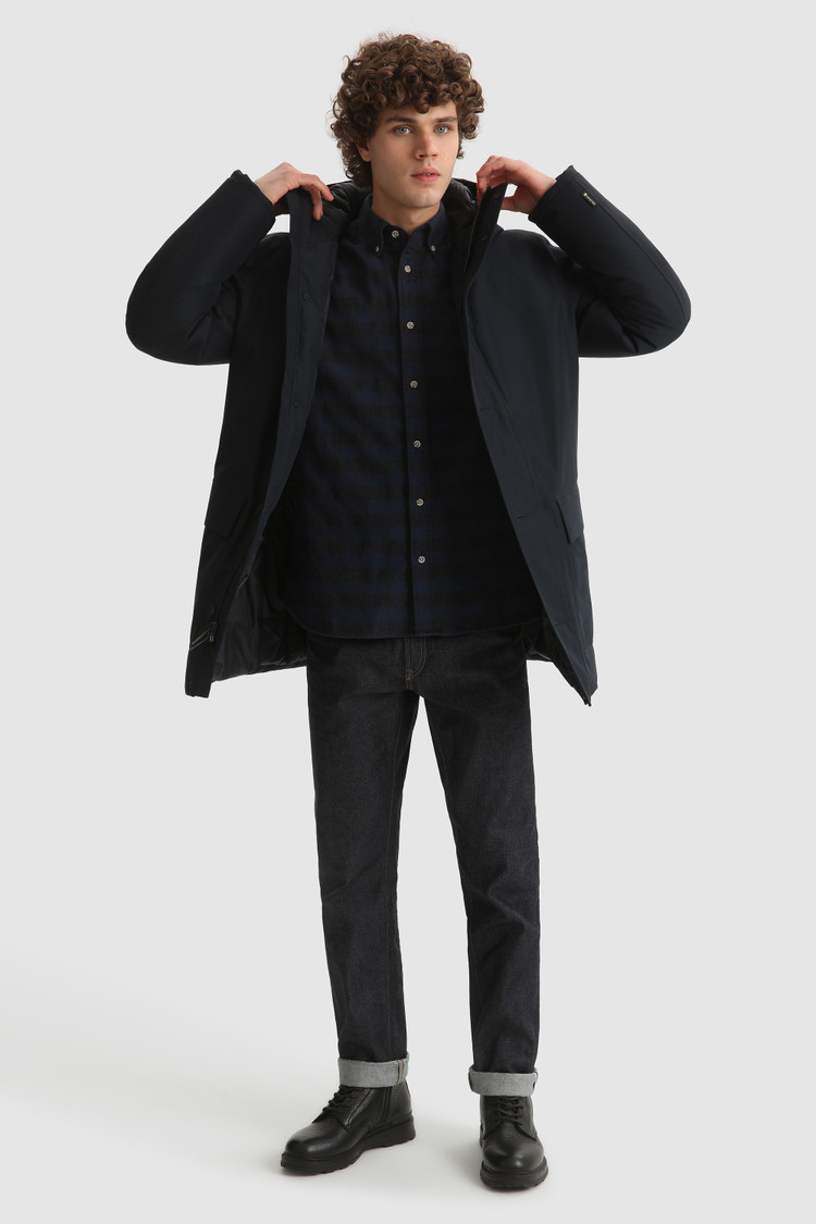 Camicia Traditional in flanella di cotone