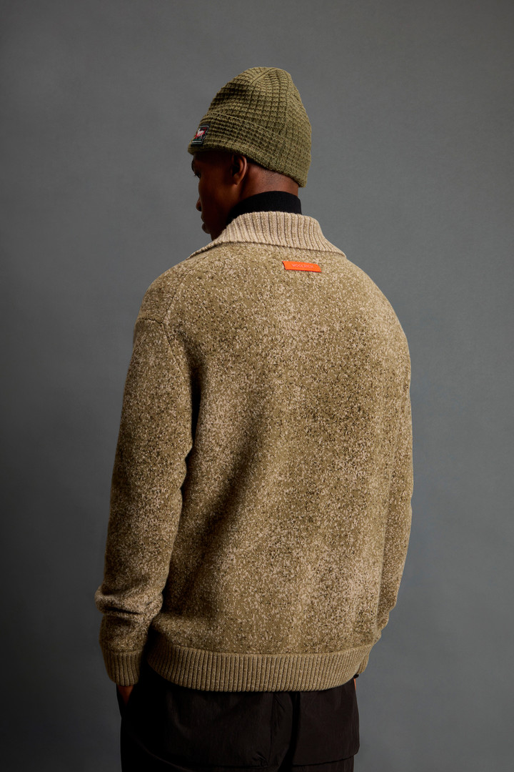Pull jacquard en pure laine vierge by Todd Snyder Vert photo 3 | Woolrich