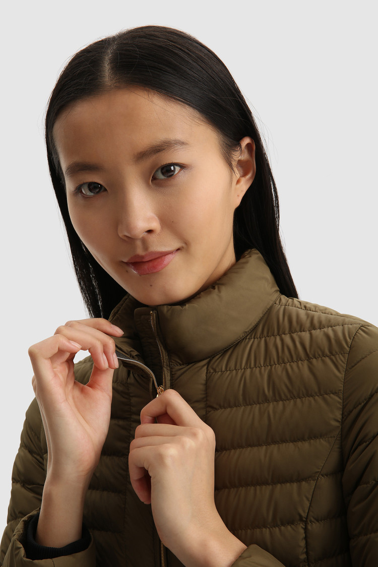 Hibiscus quilted jacket