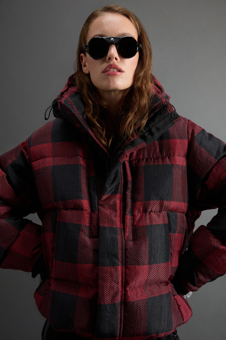 Short Check Parka in Olmetex Nylon by Todd Snyder Multicolor photo 7 | Woolrich