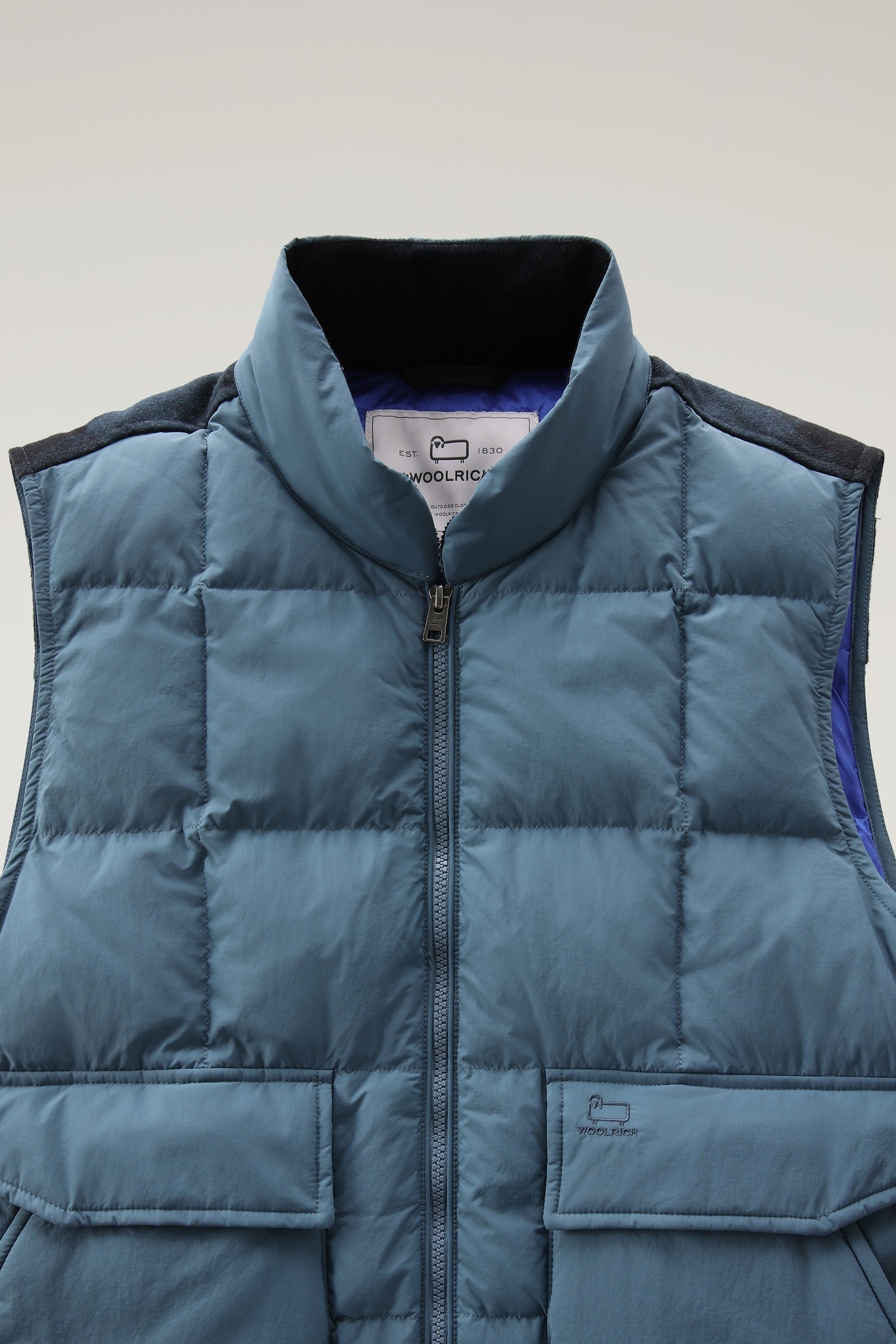 Men's Heritage Terrain Vest Blue | Woolrich USA