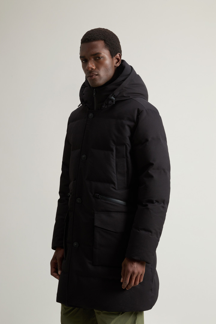 Parka avec visière amovible en laine Noir photo 4 | Woolrich