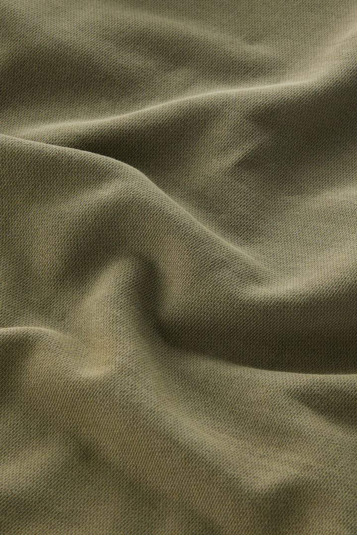 Sweat-shirt à capuche 1830 en pur coton Vert photo 8 | Woolrich
