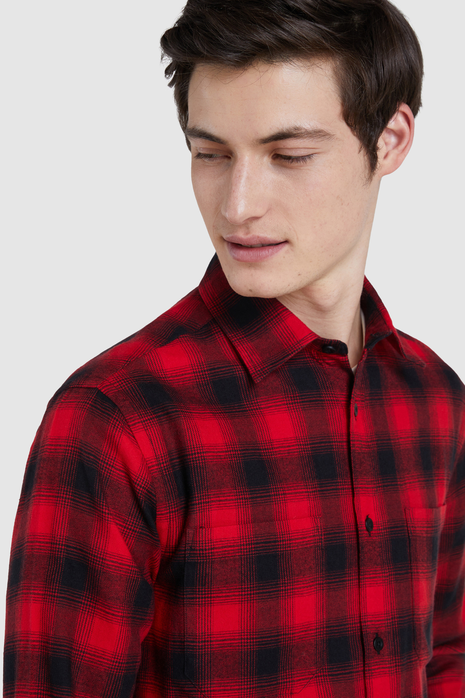 Camicia in flanella leggera