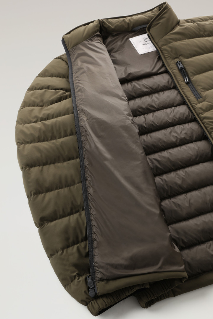 Stretch Nylon Sundance Down Jacket Green photo 6 | Woolrich