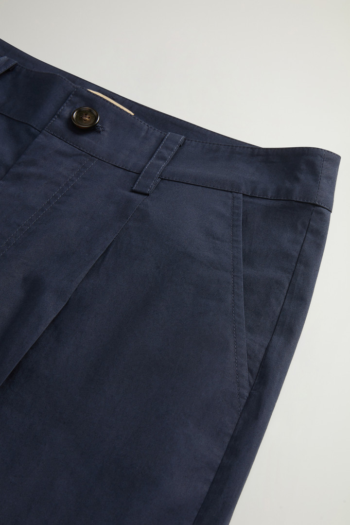 Pure Cotton Poplin Chino Pants Blue photo 6 | Woolrich