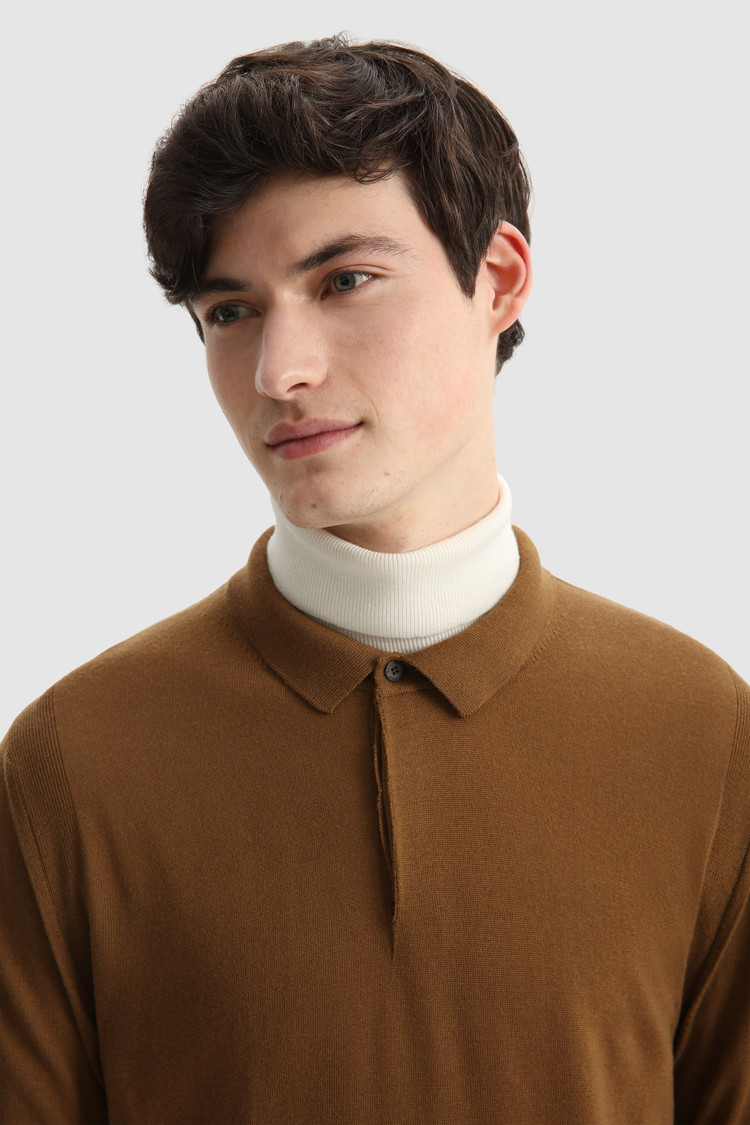 Polo de lana merino extrafina