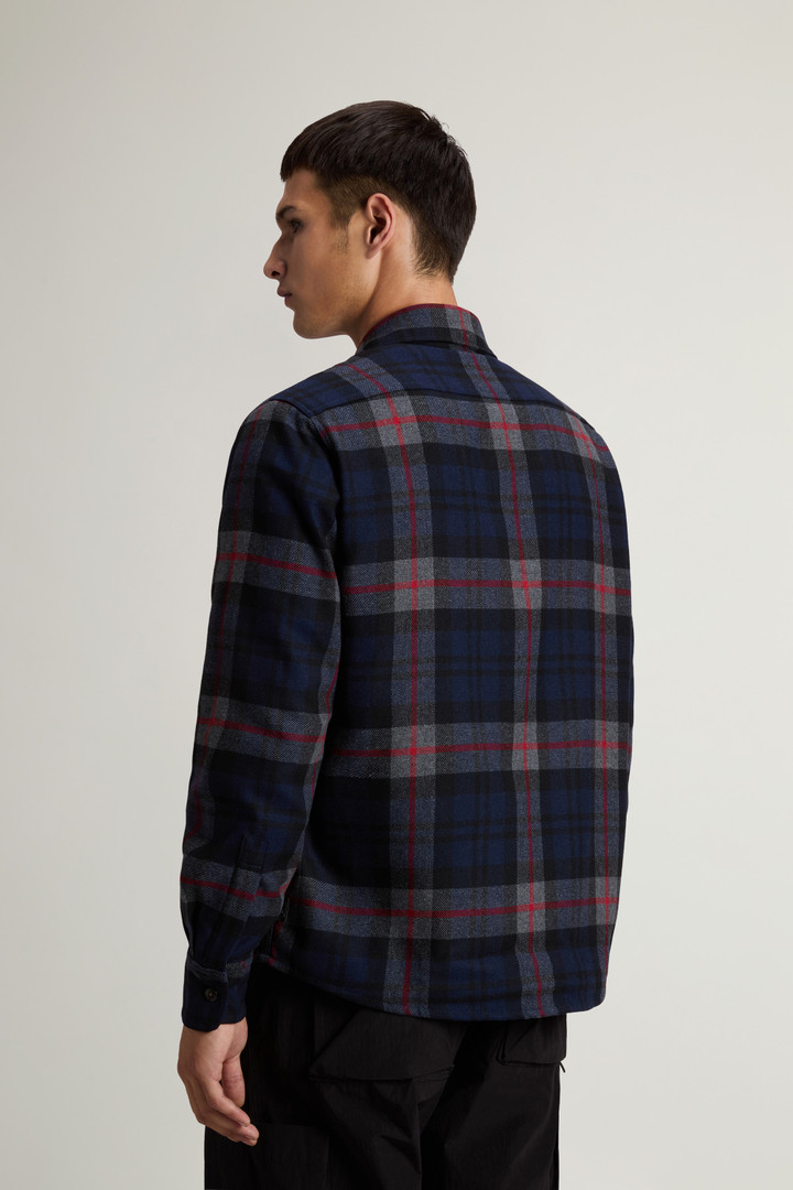 Wool Blend Oxbow Plaid Flannel Overshirt Multicolor photo 3 | Woolrich