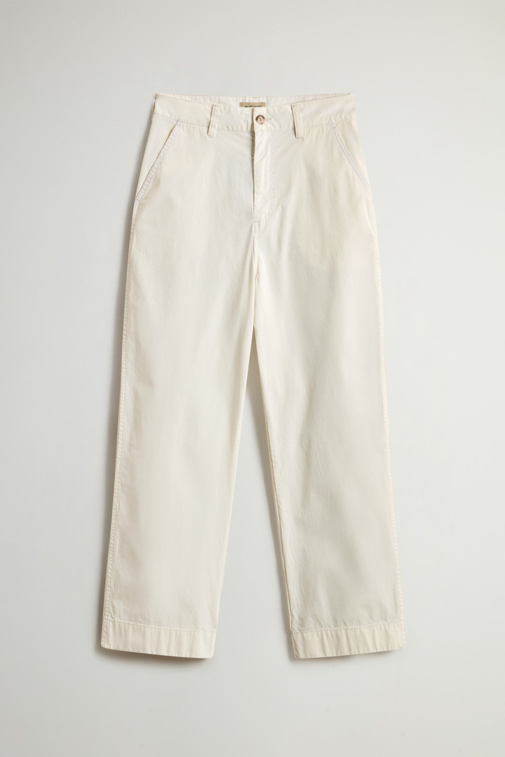 Garment-Dyed Pure Cotton Chino Pants White photo 4 | Woolrich