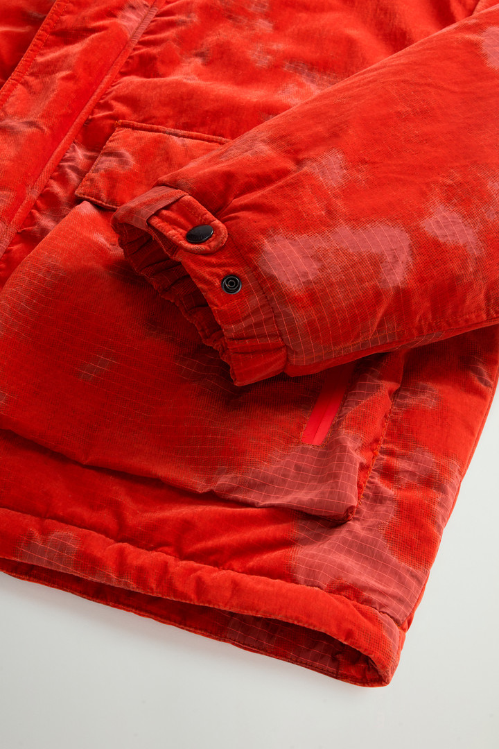 Olmetex Ripstop Nylon Jacket with Camouflage Motif by Todd Snyder Orange photo 8 | Woolrich