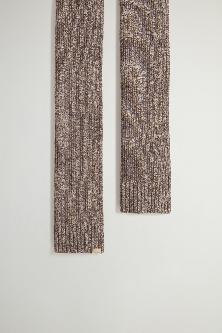 Sciarpa in pura lana mouliné Marrone photo 2 | Woolrich