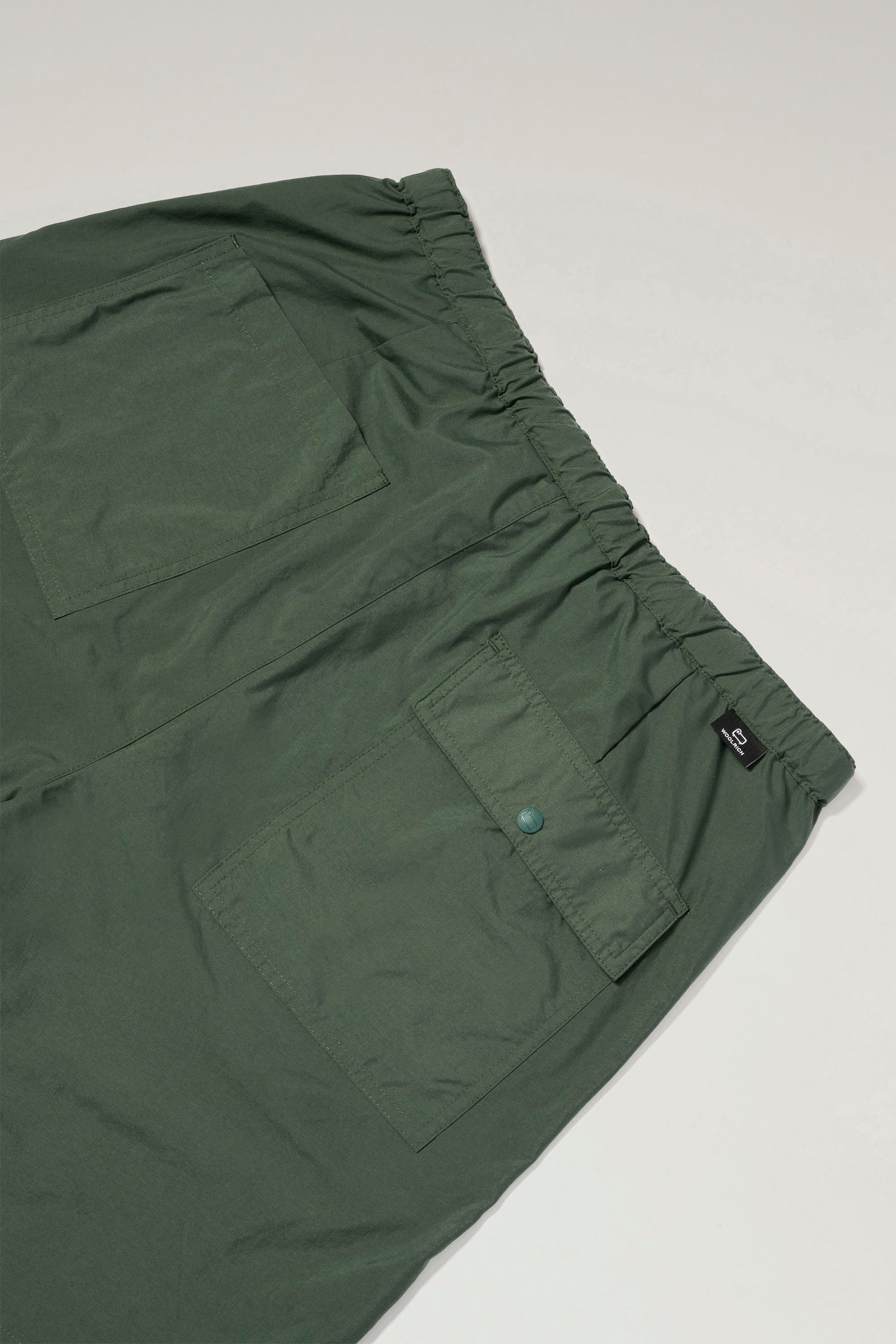 Ranch Shorts in Recycled Nylon Green photo 7 | Woolrich