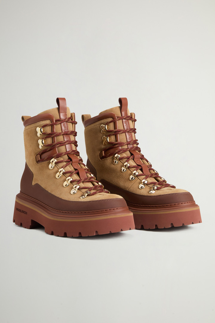 Leather Trekker Ankle Boots Brown photo 2 | Woolrich