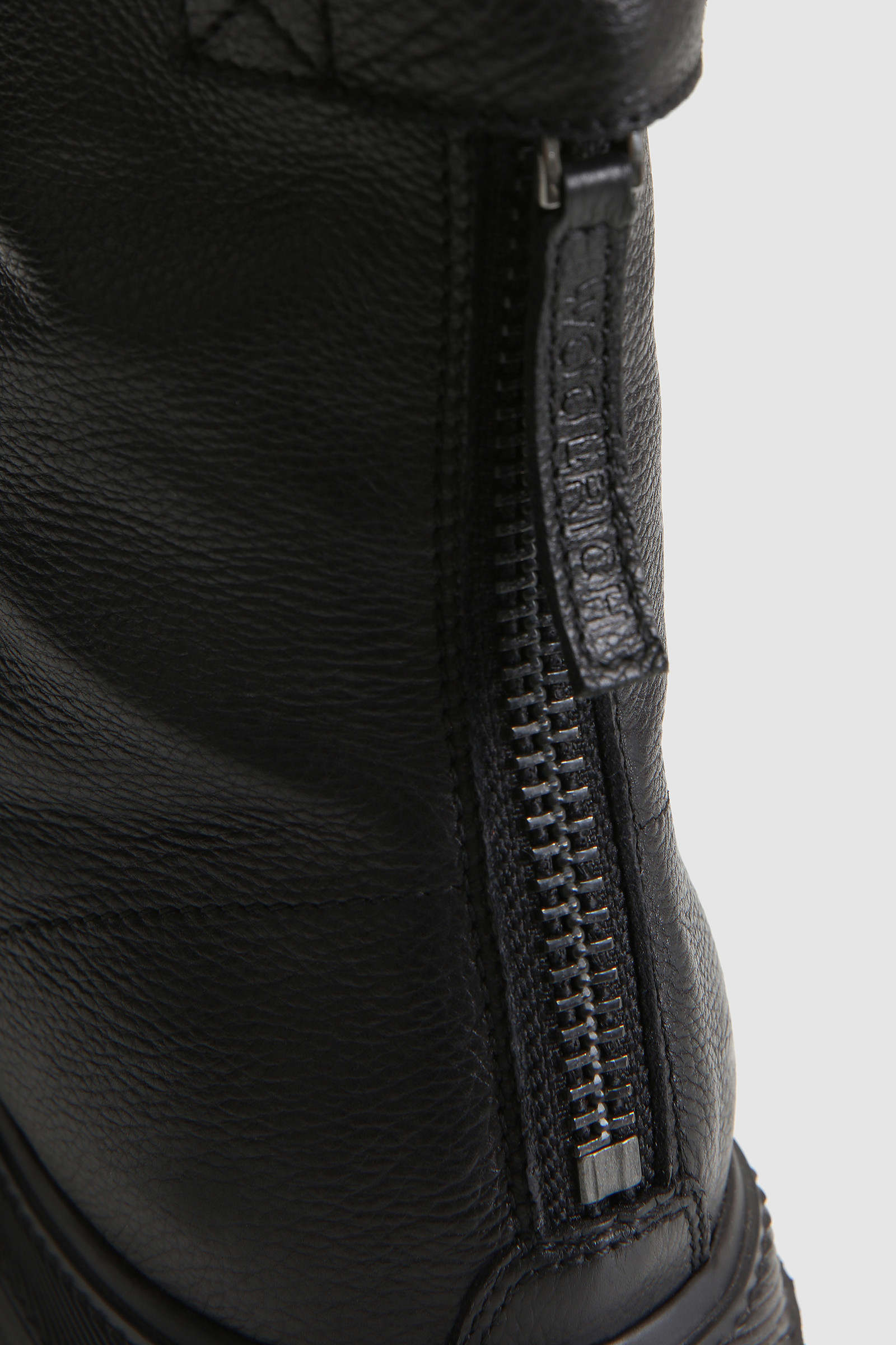 Military leather boots