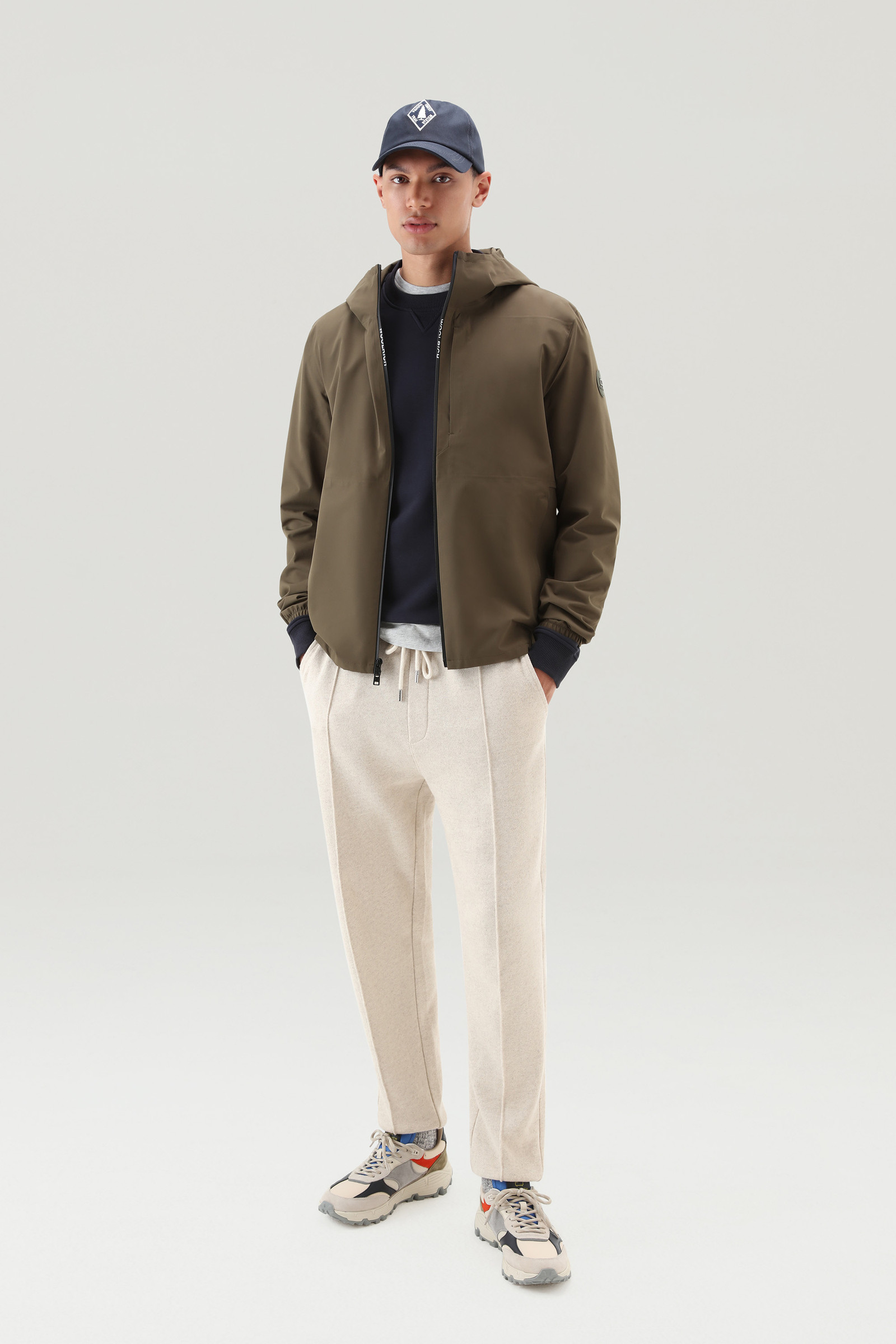 Waterproof Pacific Hooded Jacket Green photo 2 | Woolrich