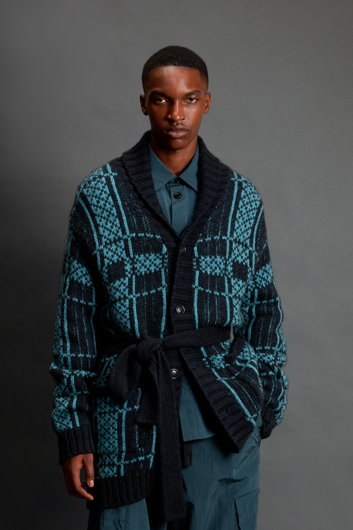 Cardigan en laine mélangée by Todd Snyder Bleu photo 1 | Woolrich