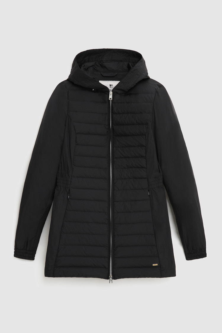 Gewatteerde parka met capuchon Violet