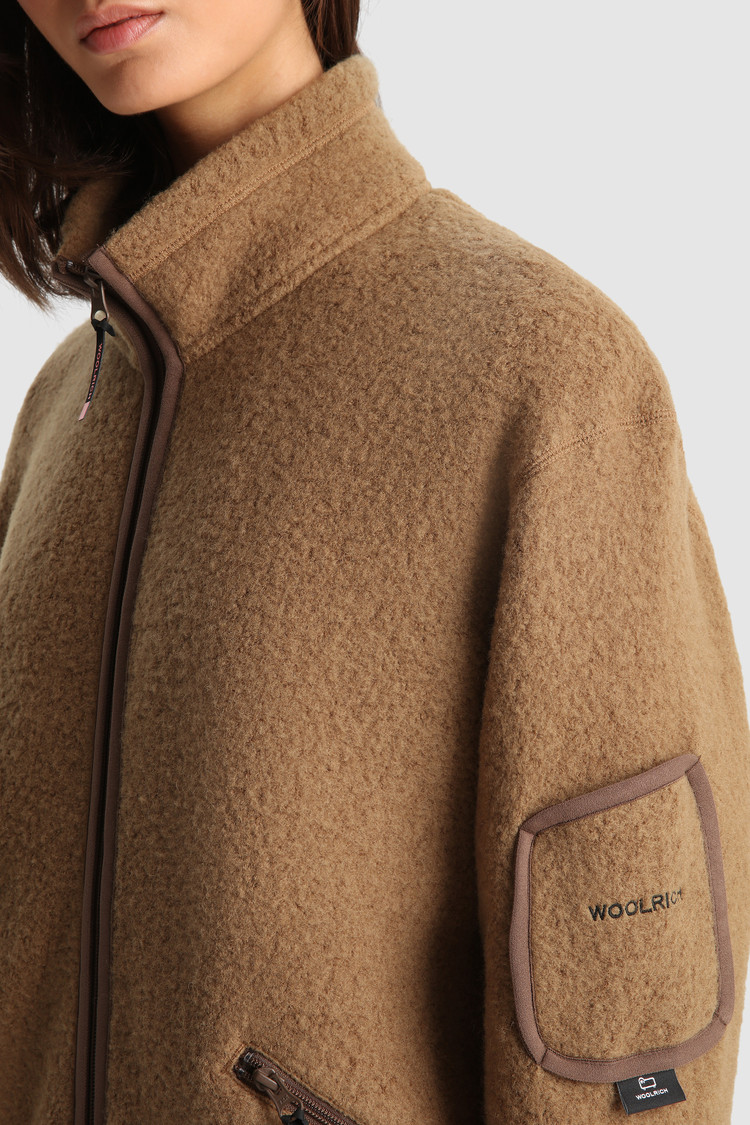 Terra Light Melton full-zip pullover