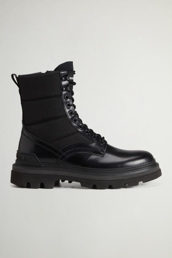 Combat Ankle Boots Black | Woolrich