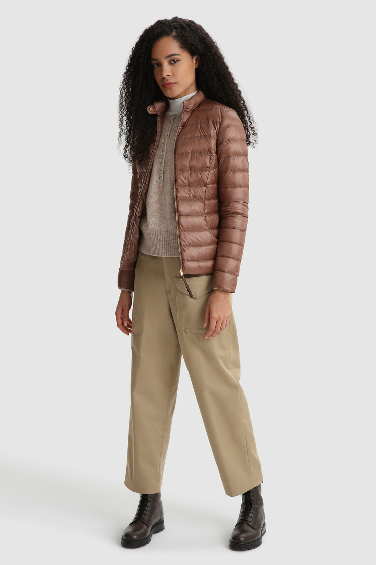 Giacca trapuntata Abbie in nylon satin
